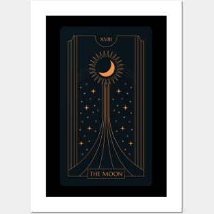 The Moon Tarot Card Posters and Art
